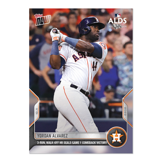 2022 Topps Now #1057 Yordan Alvarez