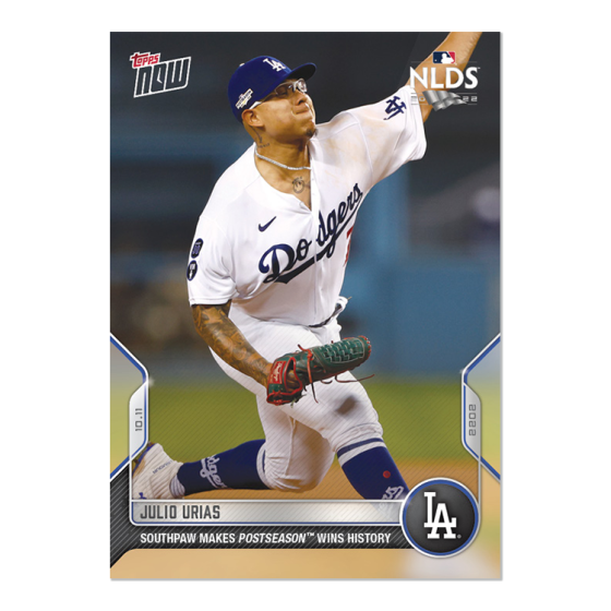 2022 Topps Now #1061 Julio Urías