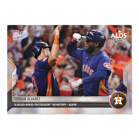 2022 Topps Now #1069 Yordan Alvarez