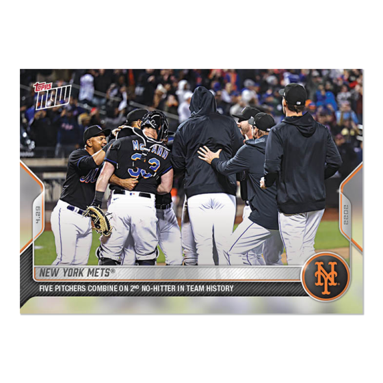 2022 Topps Now #107 New York Mets
