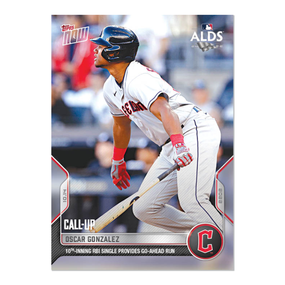 2022 Topps Now #1071 Oscar Gonzalez