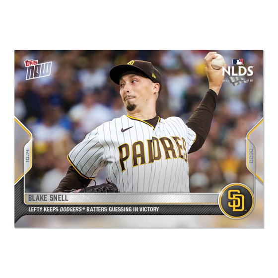 2022 Topps Now #1077 Blake Snell