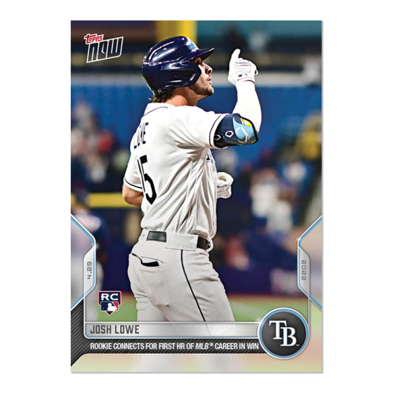2022 Topps Now #108 Josh Lowe