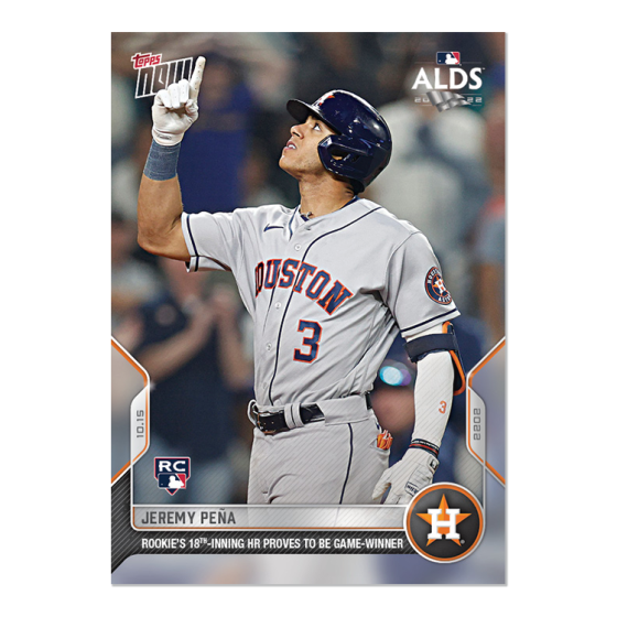 2022 Topps Now #1084 Jeremy Peña