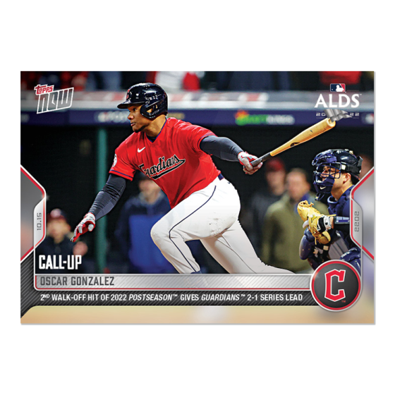 2022 Topps Now #1087 Oscar Gonzalez