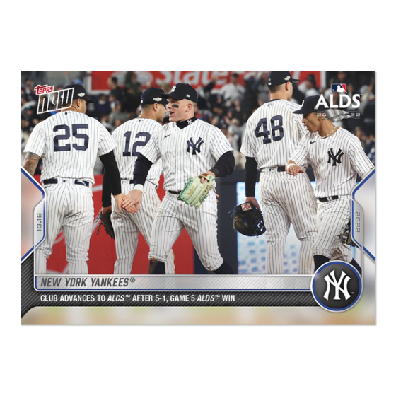 2022 Topps Now #1098 New York Yankees