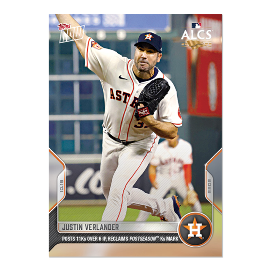 2022 Topps Now #1107 Justin Verlander