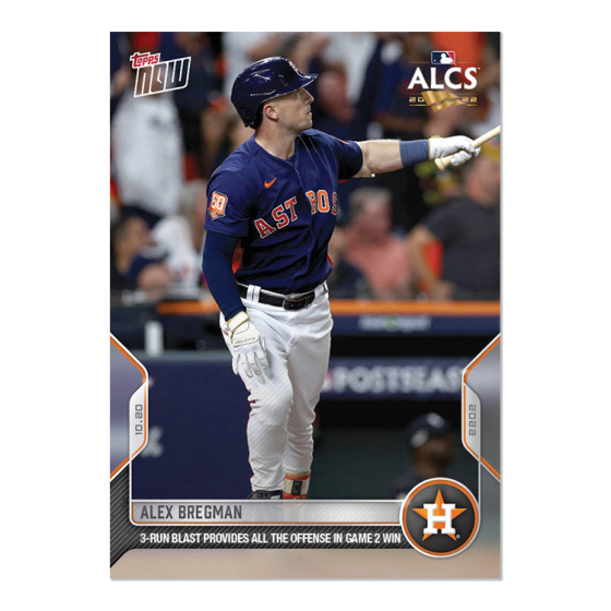 2022 Topps Now #1109 Alex Bregman
