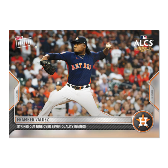 2022 Topps Now #1111 Framber Valdez