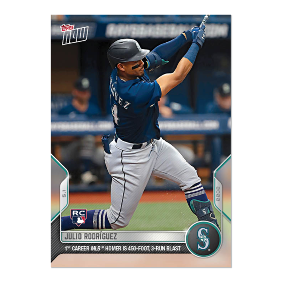 2022 Topps Now #112 Julio Rodriguez