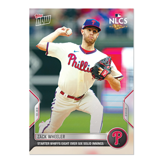 2022 Topps Now #1124 Zack Wheeler