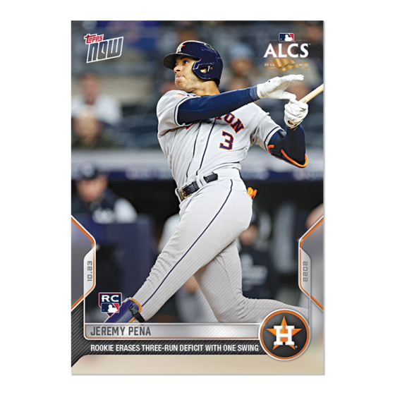 2022 Topps Now #1128 Jeremy Peña