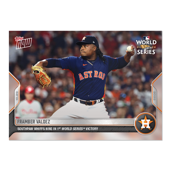 2022 Topps Now #1140 Framber Valdez
