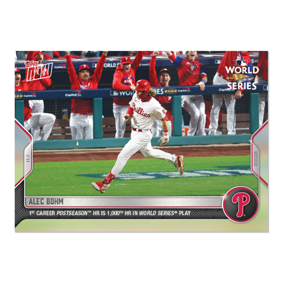 2022 Topps Now #1142 Alec Bohm