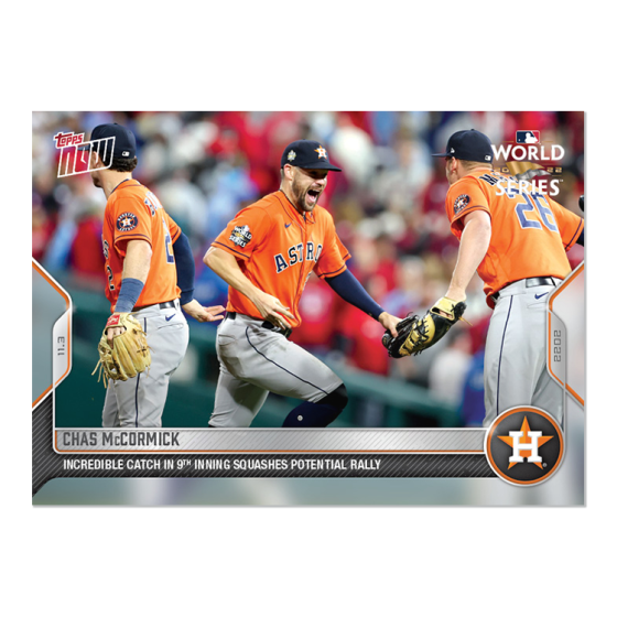 2022 Topps Now #1154 Chas McCormick