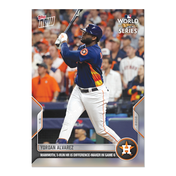 2022 Topps Now #1158 Yordan Alvarez