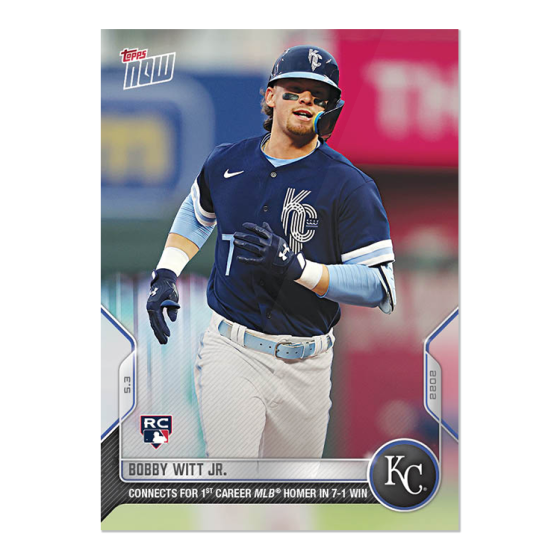2022 Topps Now #119 Bobby Witt Jr