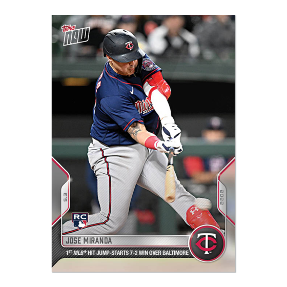 2022 Topps Now #120 Jose Miranda