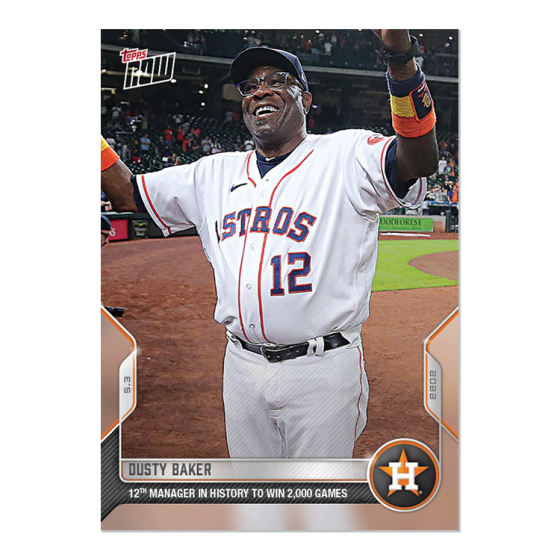2022 Topps Now #121 Dusty Baker