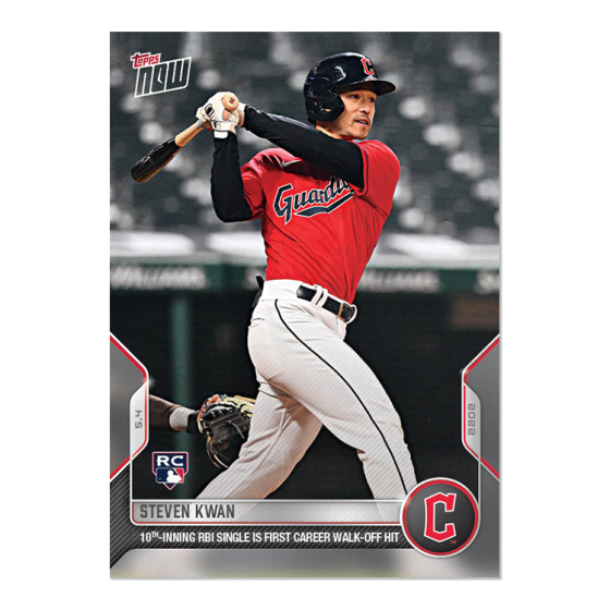 2022 Topps Now #124 Steven Kwan