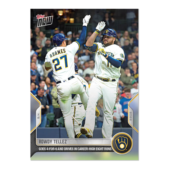 2022 Topps Now #125 Rowdy Tellez