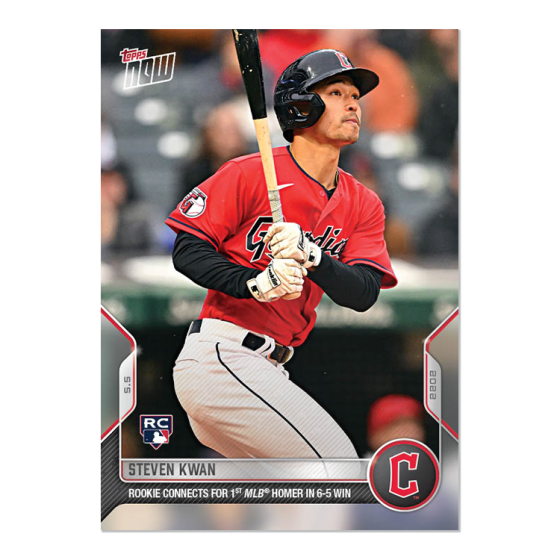 2022 Topps Now #129 Steven Kwan