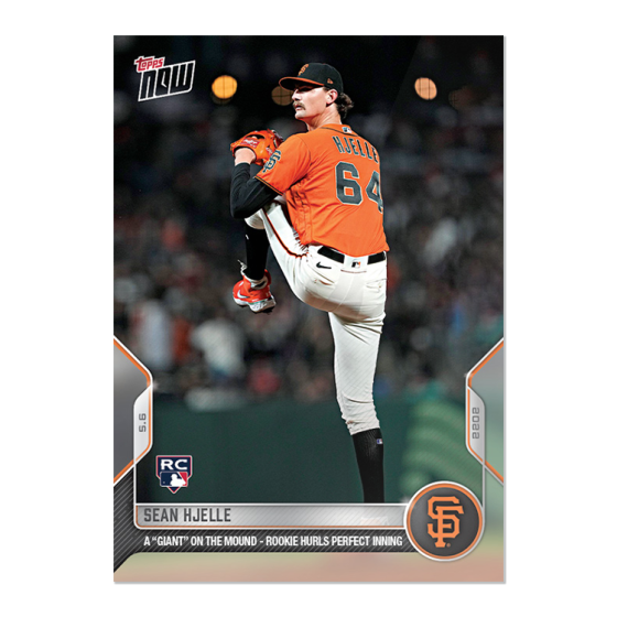2022 Topps Now #137 Sean Hjelle