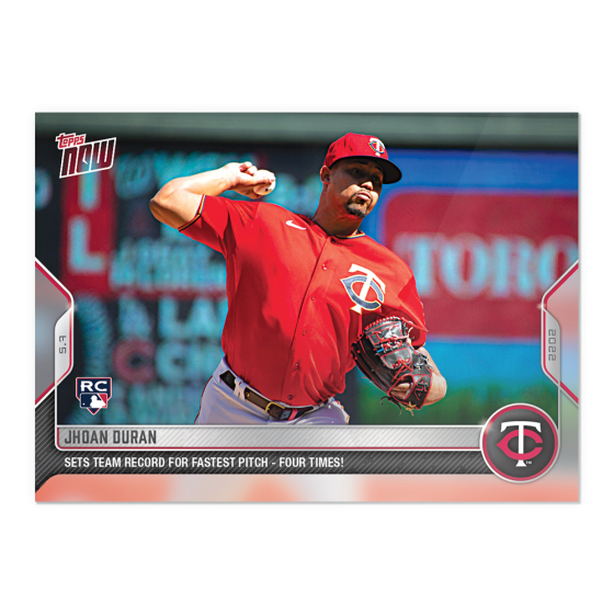 2022 Topps Now #140 Jhoan Duran