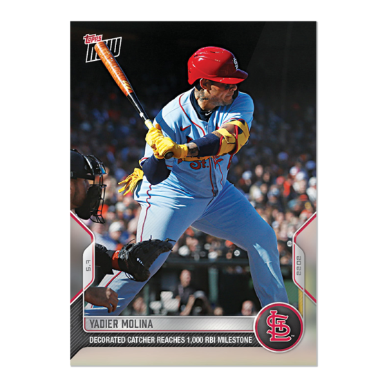 2022 Topps Now #141 Yadier Molina