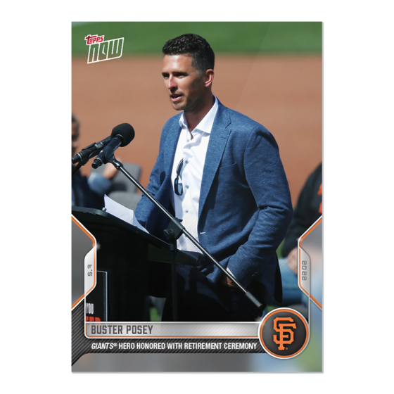 2022 Topps Now #142 Buster Posey