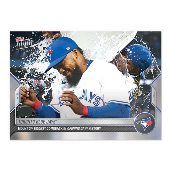 2022 Topps Now #15 Toronto Blue Jays
