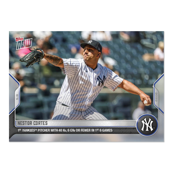 2022 Topps Now #153 Nestor Cortes