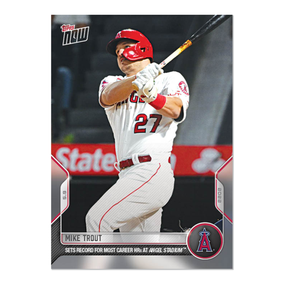 2022 Topps Now #156 Mike Trout