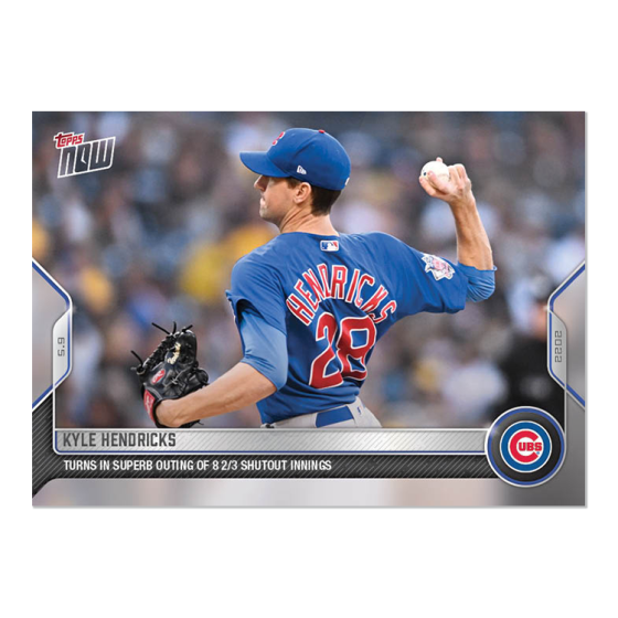 2022 Topps Now #157 Kyle Hendricks