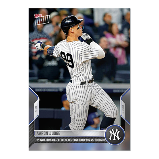 2022 Topps Now #163 Aaron Judge