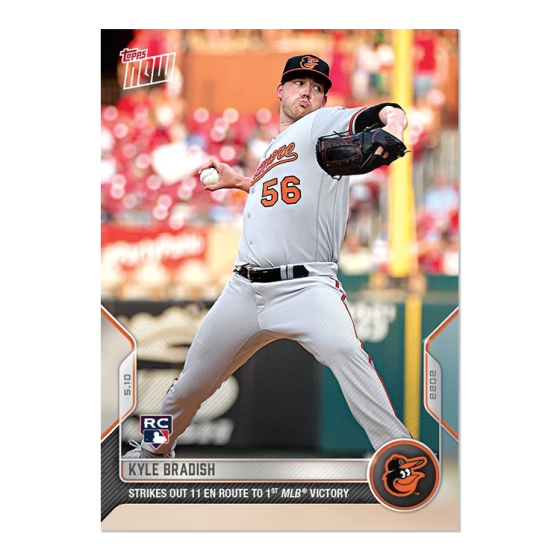 2022 Topps Now #165 Kyle Bradish