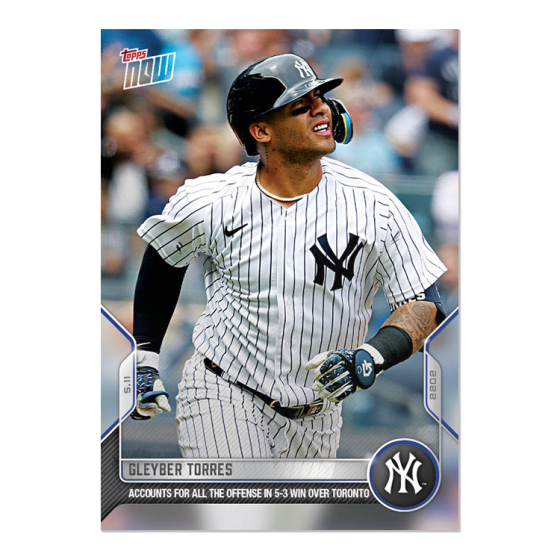 2022 Topps Now #166 Gleyber Torres