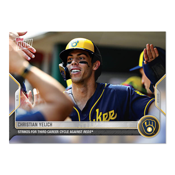 2022 Topps Now #167 Christian Yelich