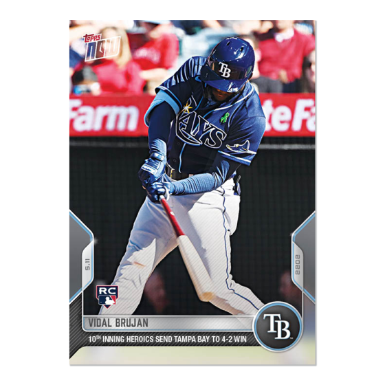 2022 Topps Now #168 Vidal Brujan