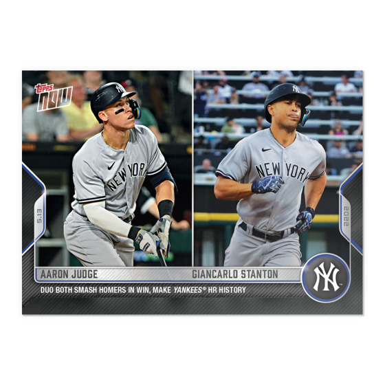 2022 Topps Now #175 Aaron Judge/Giancarlo Stanton