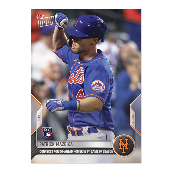 2022 Topps Now #179 Patrick Mazeika