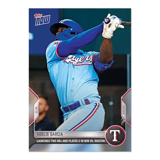 2022 Topps Now #185 Adolis Garcia