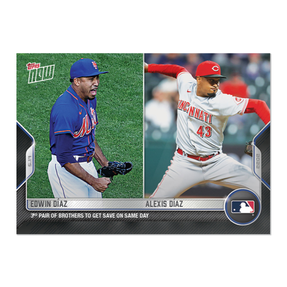 2022 Topps Now #196 Edwin Diaz/Alexis Diaz