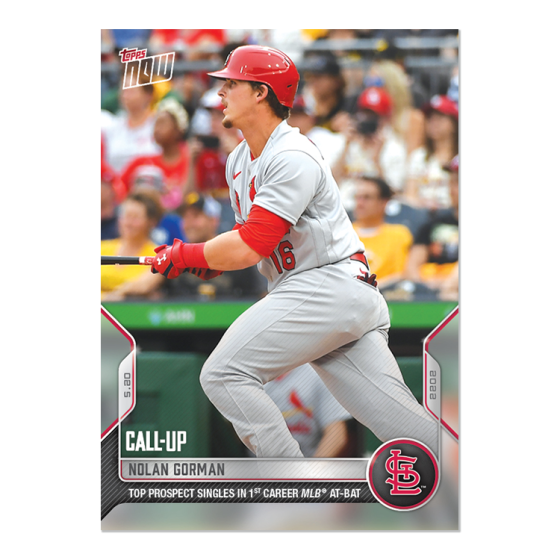 2022 Topps Now #206 Nolan Gorman