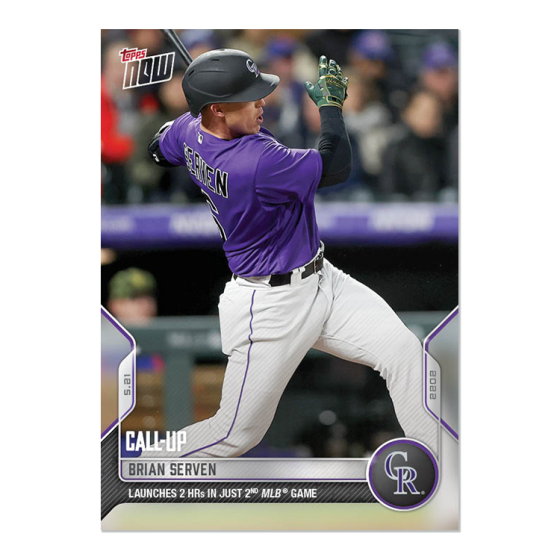2022 Topps Now #215 Brian Serven