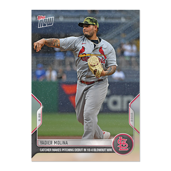 2022 Topps Now #216 Yadier Molina