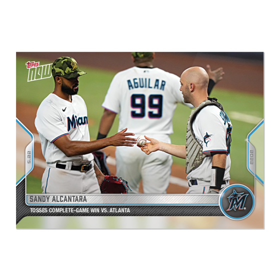 2022 Topps Now #222 Sandy Alcantara