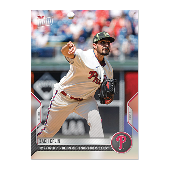 2022 Topps Now #223 Zach Eflin