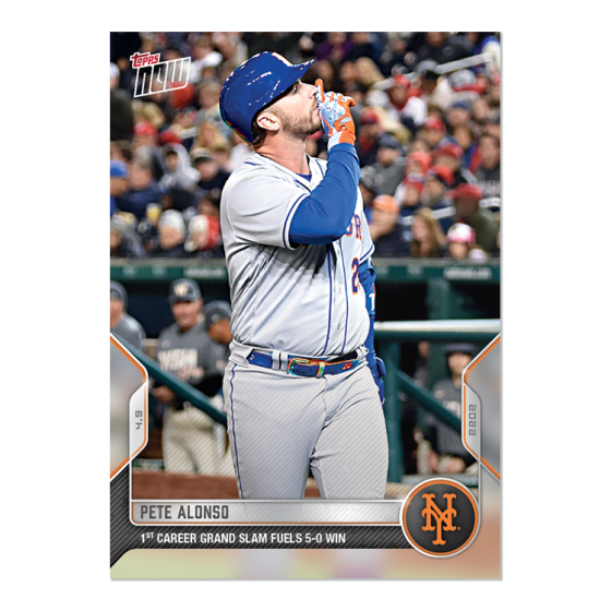 2022 Topps Now #23 Pete Alonso
