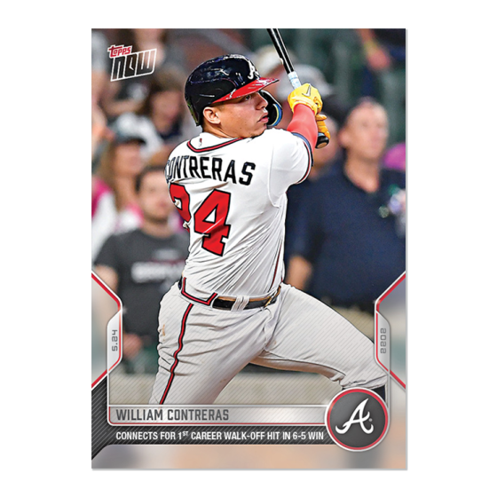 2022 Topps Now #233 William Contreras
